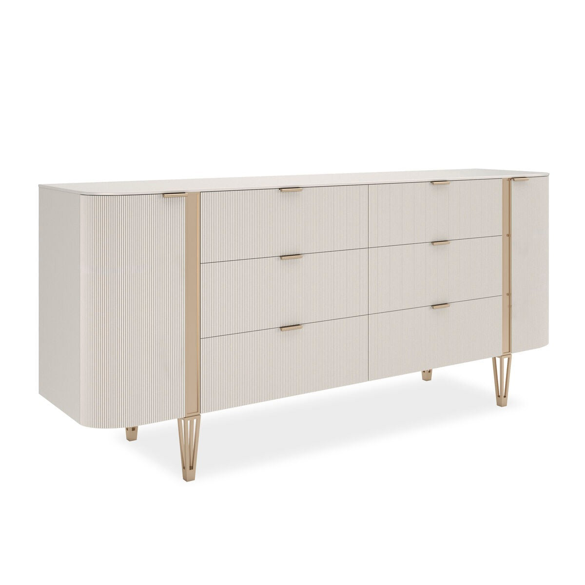 Love At First Sight Large Dresser – Matte Pearl