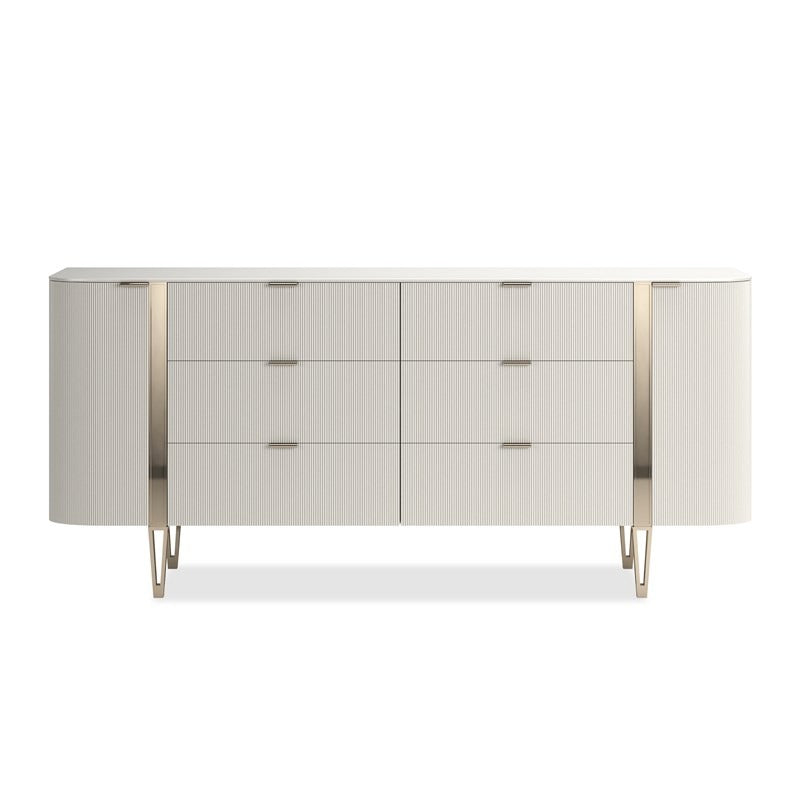 Love At First Sight Large Dresser – Matte Pearl