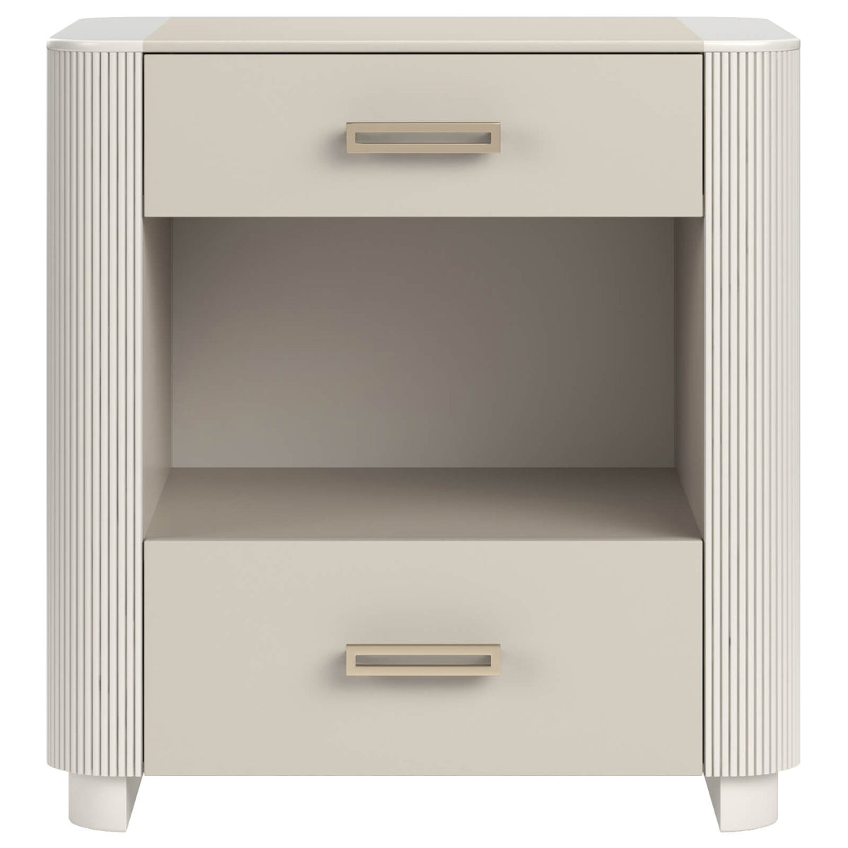 Love-Ly! Small Bedside Table – Matte Pearl