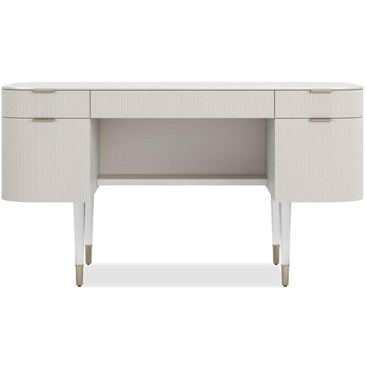 Lady Love Desk / Dressing Table – Matte Pearl
