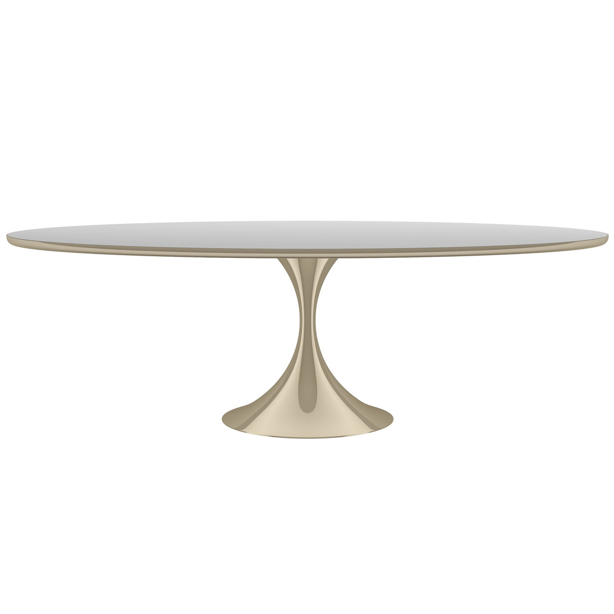 Semper Oval Dining Table – Whisper of Gold, 244 cm