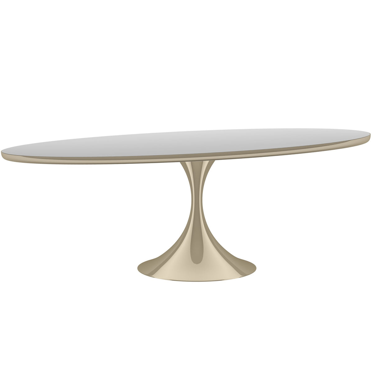 Semper Oval Dining Table – Whisper of Gold, 244 cm