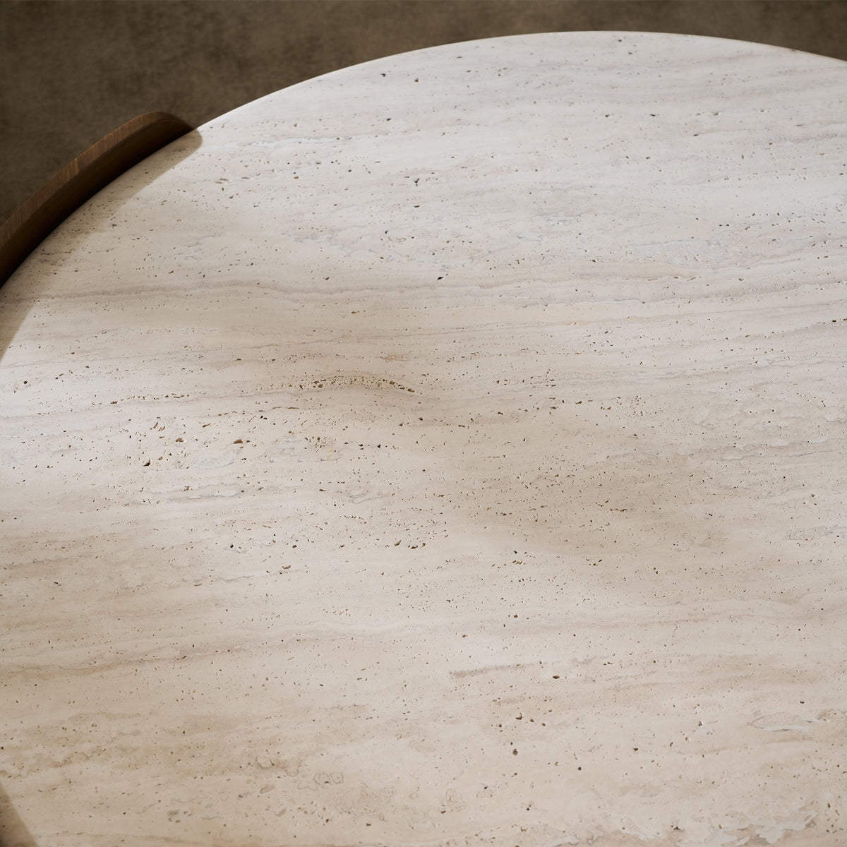 Fleur Open Coffee Table with Wood Shelf