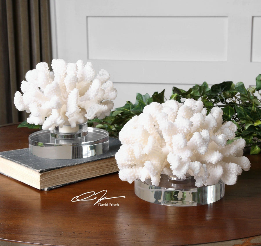 Hard Coral Sculptures – Set of 2