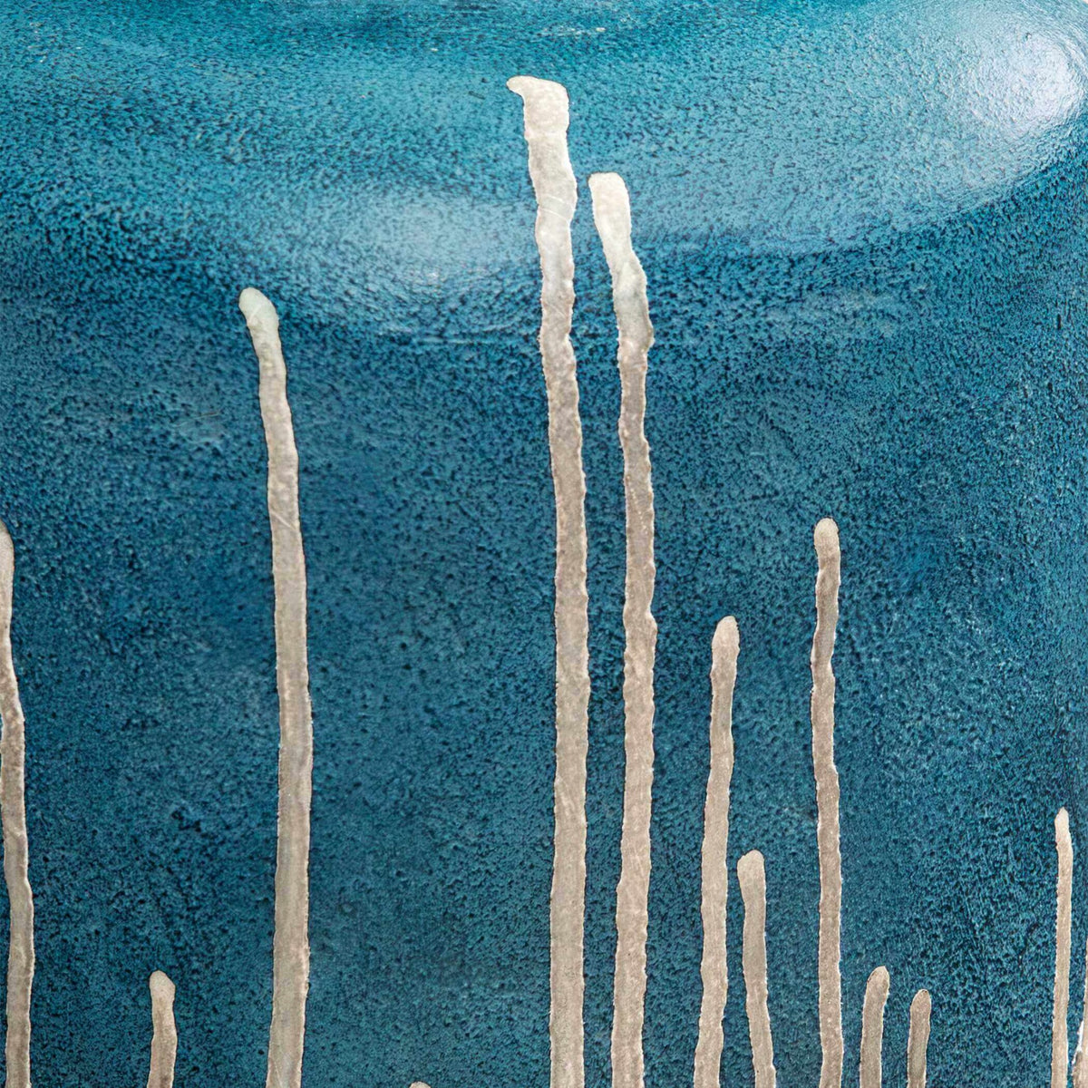Coastal Cascade Indoor-Outdoor Blue Vases – Set of 2