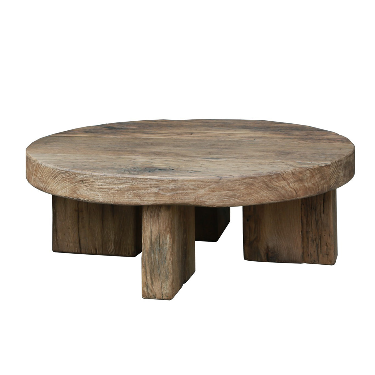 Reclaimed Oak Round Coffee Table