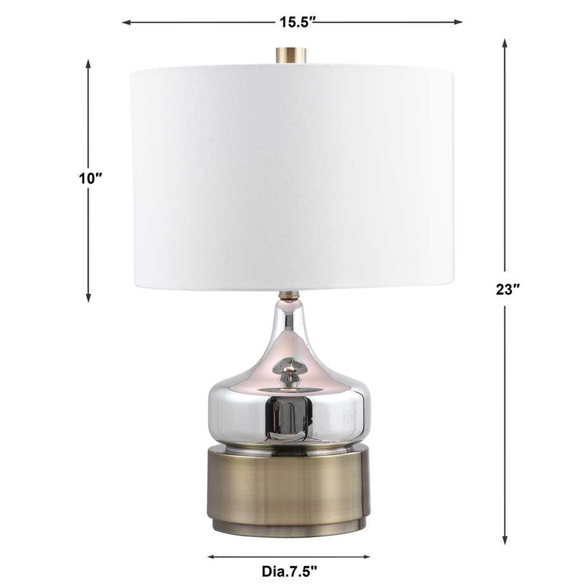 Como Chrome Table Lamp