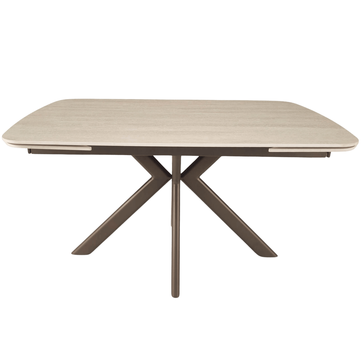 Cote Extending Dining Table – Travertine Ceramic