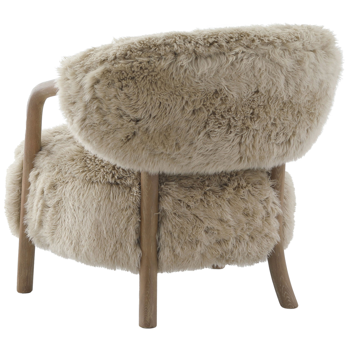 Cotswold Lion Accent Chair – Real Sheepskin