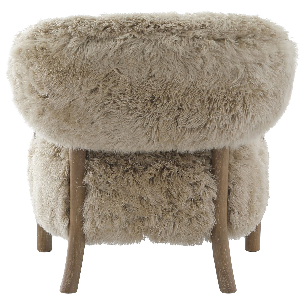 Cotswold Lion Accent Chair – Real Sheepskin