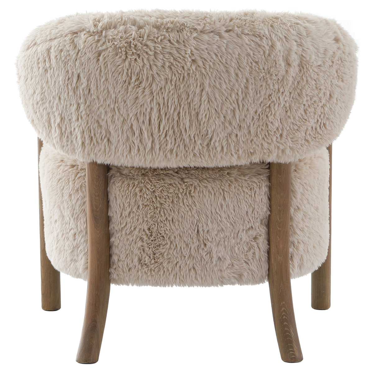 Cotswold Lion Accent Chair – Faux Sheepskin