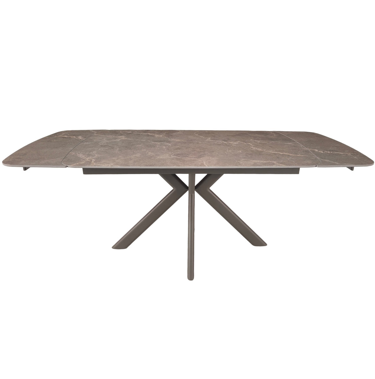 Cote Extending Dining Table – Latte Stone Ceramic