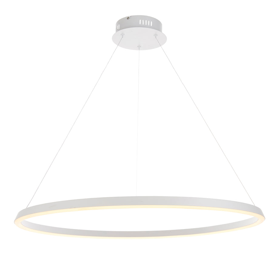 Staten 1 Pendant Light White