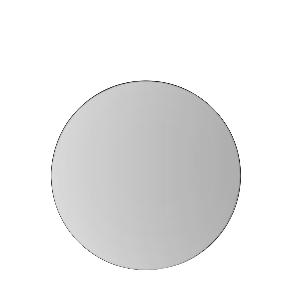 Hayle Round Mirror Black 1000mm