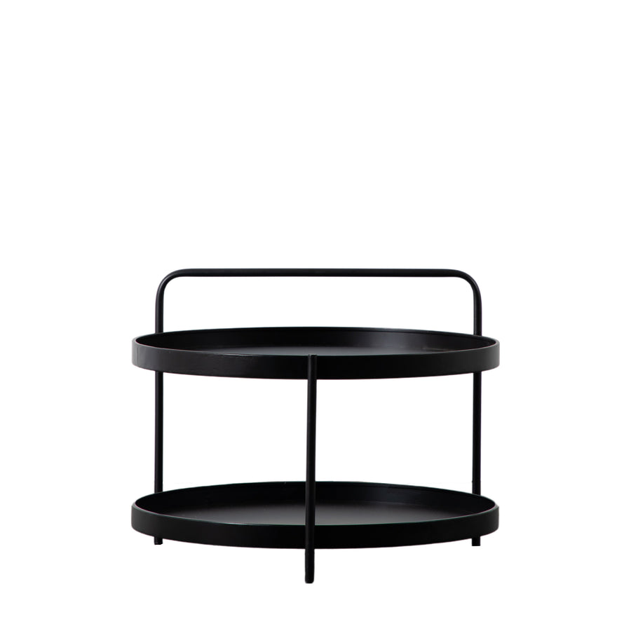 Sennen Coffee Table Black 650x650x500mm