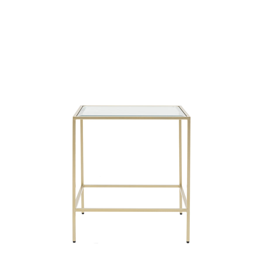 Rothbury Side Table Champagne 500x500x550mm
