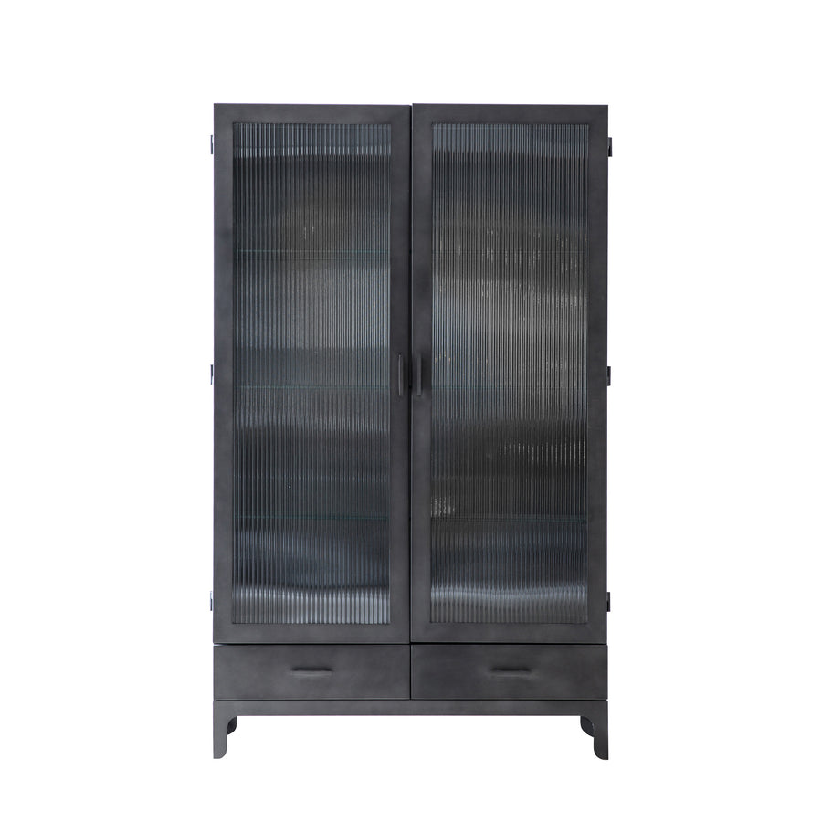 Rye 2 Door 2 Drawer Display Unit 1000x420x1650mm