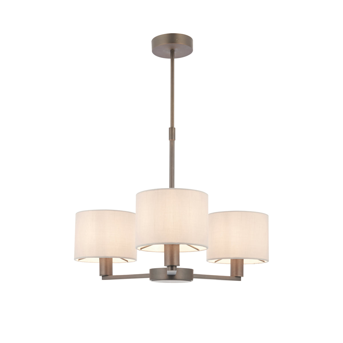 Daley 3 Pendant Antique Bronze 385-655mm