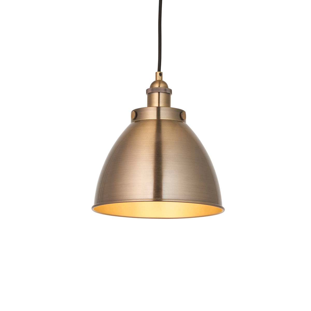 Franklin Pendant Light Antique Brass 400x1460mm