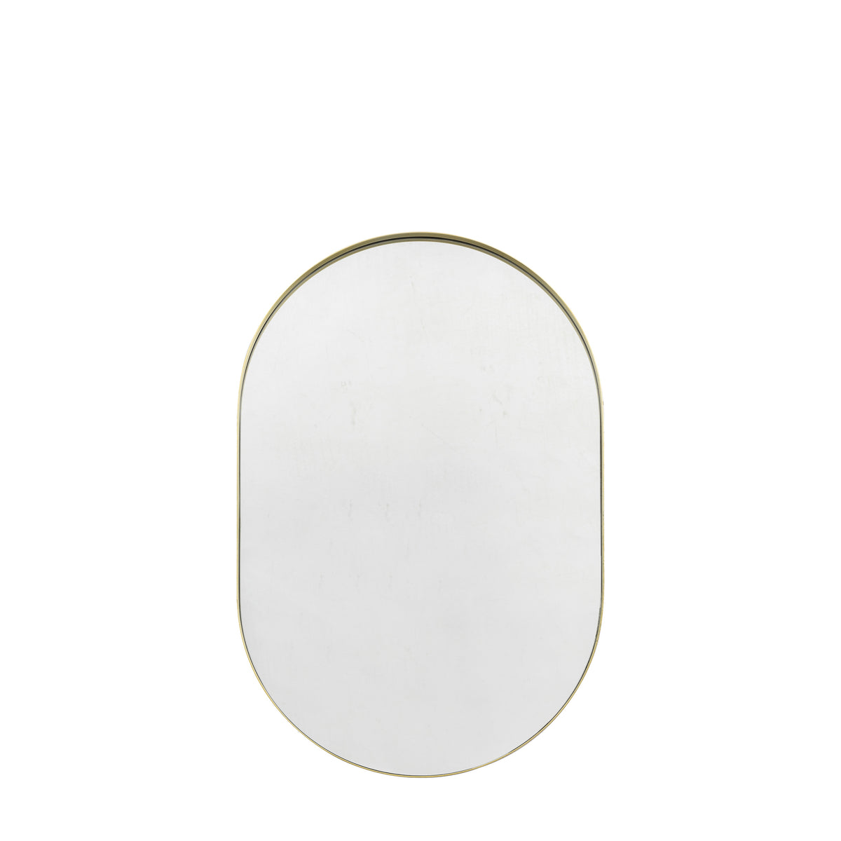 Hurston Elipse Mirror Champagne 600x30x900mm