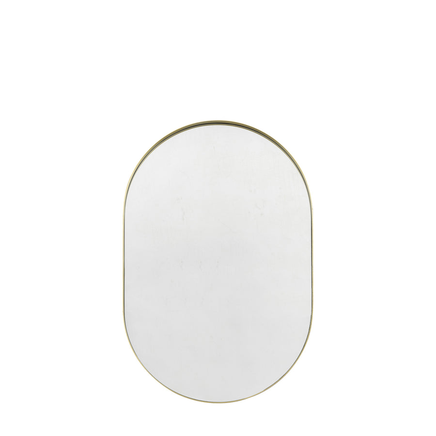 Hurston Elipse Mirror Champagne 600x30x900mm