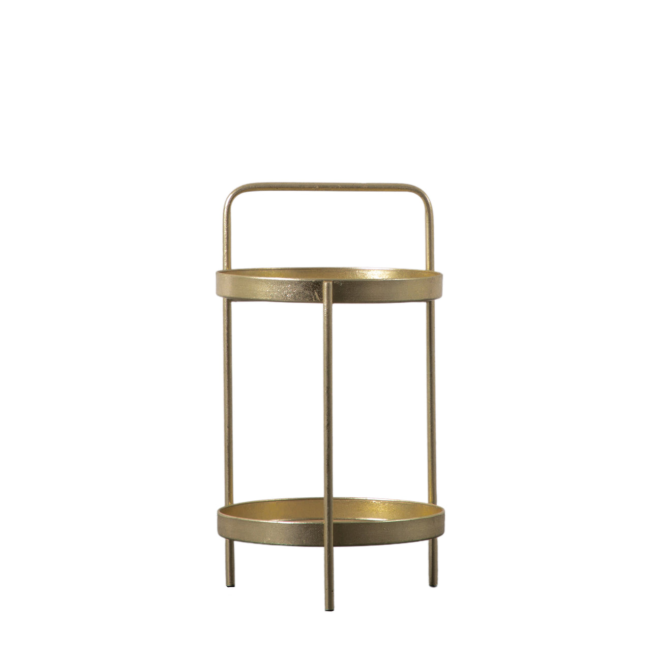 Sennen Side Table Gold 400x400x720mm
