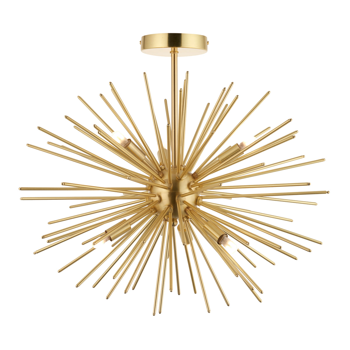 Orta 6 Ceiling Light Satin Brass