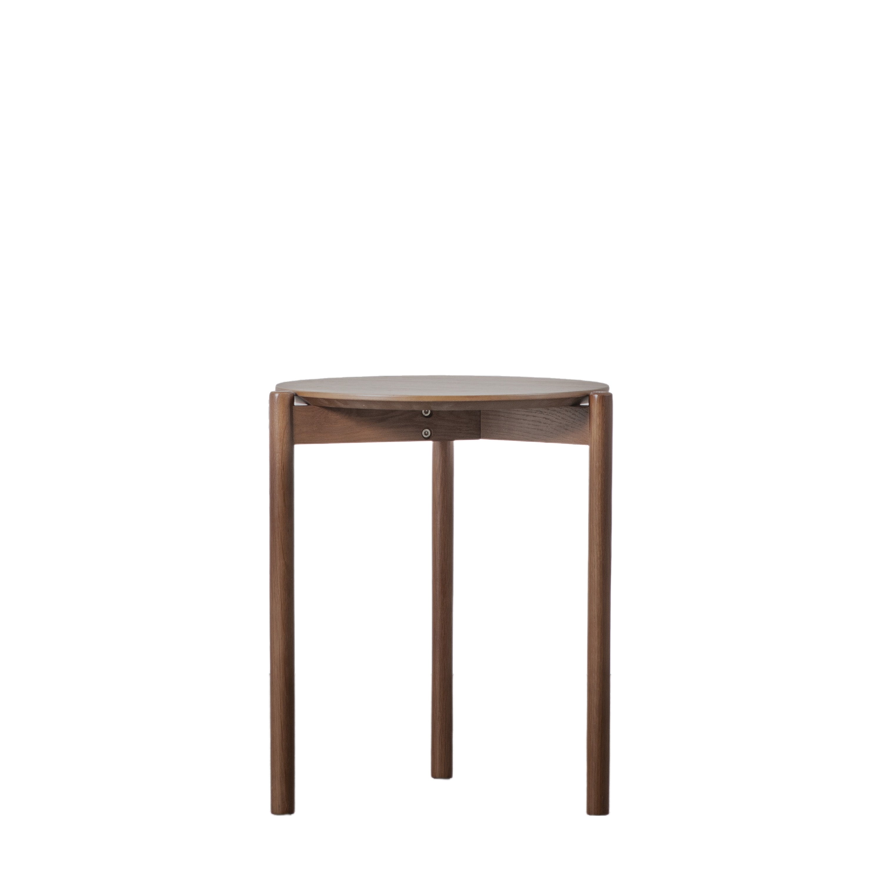 Burley Side Table Walnut 400x400x500mm