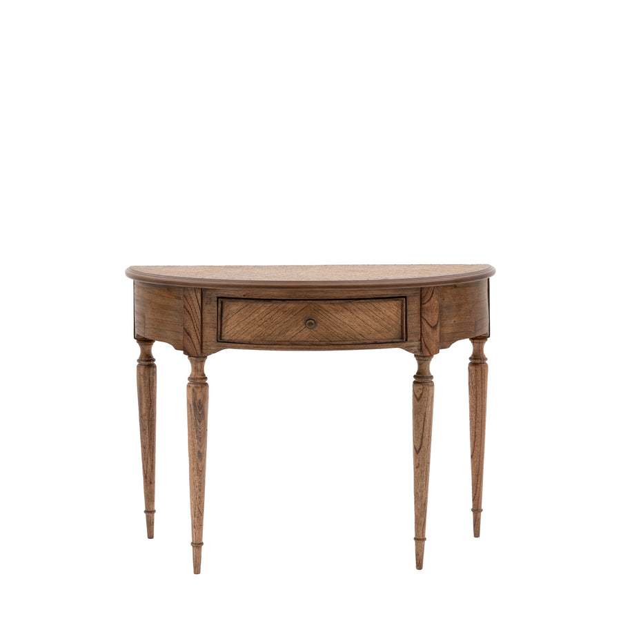Highgrove Demi Lune Table 930x750x400mm