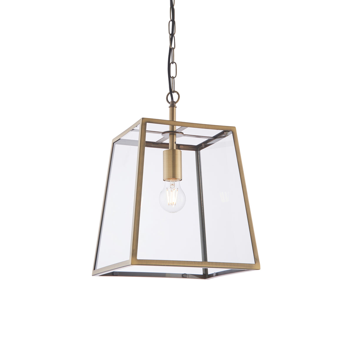 Hurst Pendant Light Antique Brass