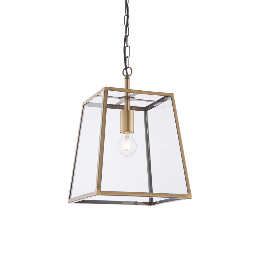 Hurst Pendant Light Antique Brass
