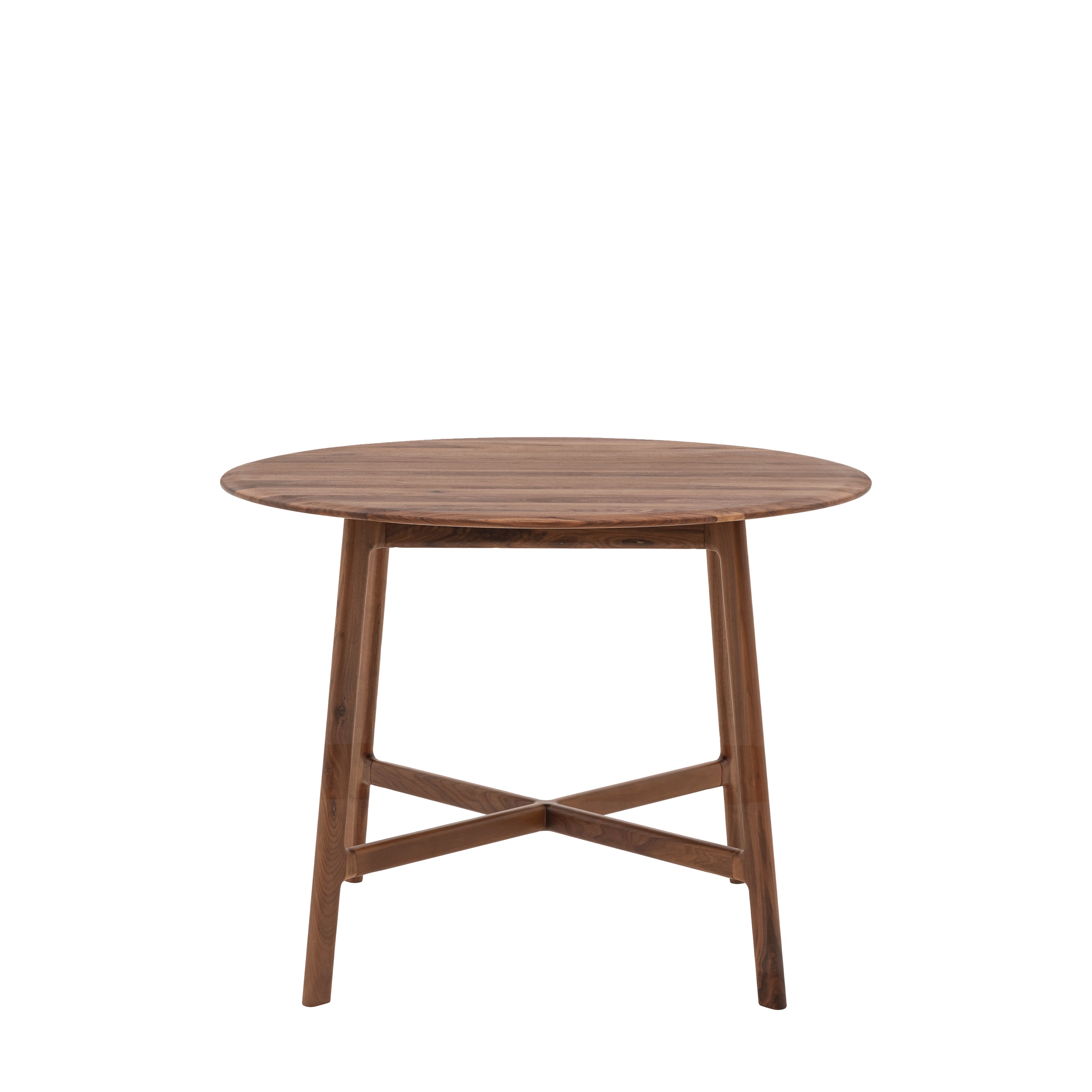 Madrid Round Dining Table Walnut 1000x1000x750mm