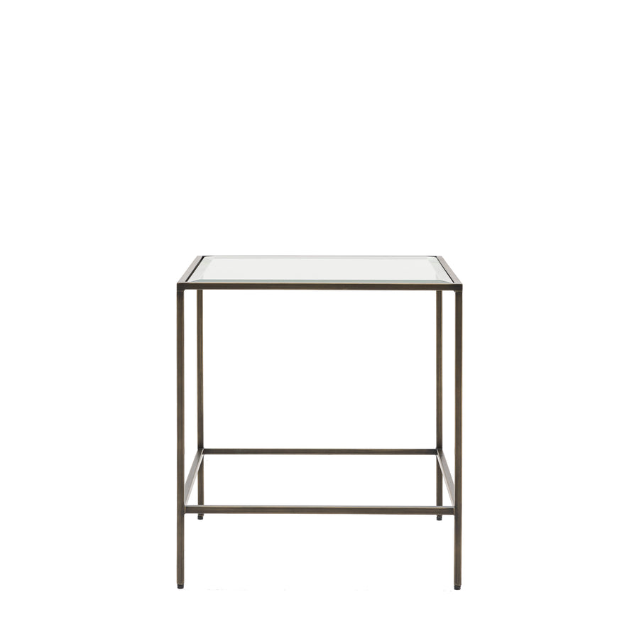 Rothbury Side Table Bronze 500x500x550mm