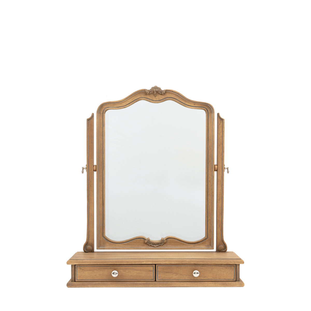 Chic Dressing Table Mirror Weathered 600x180x730mm