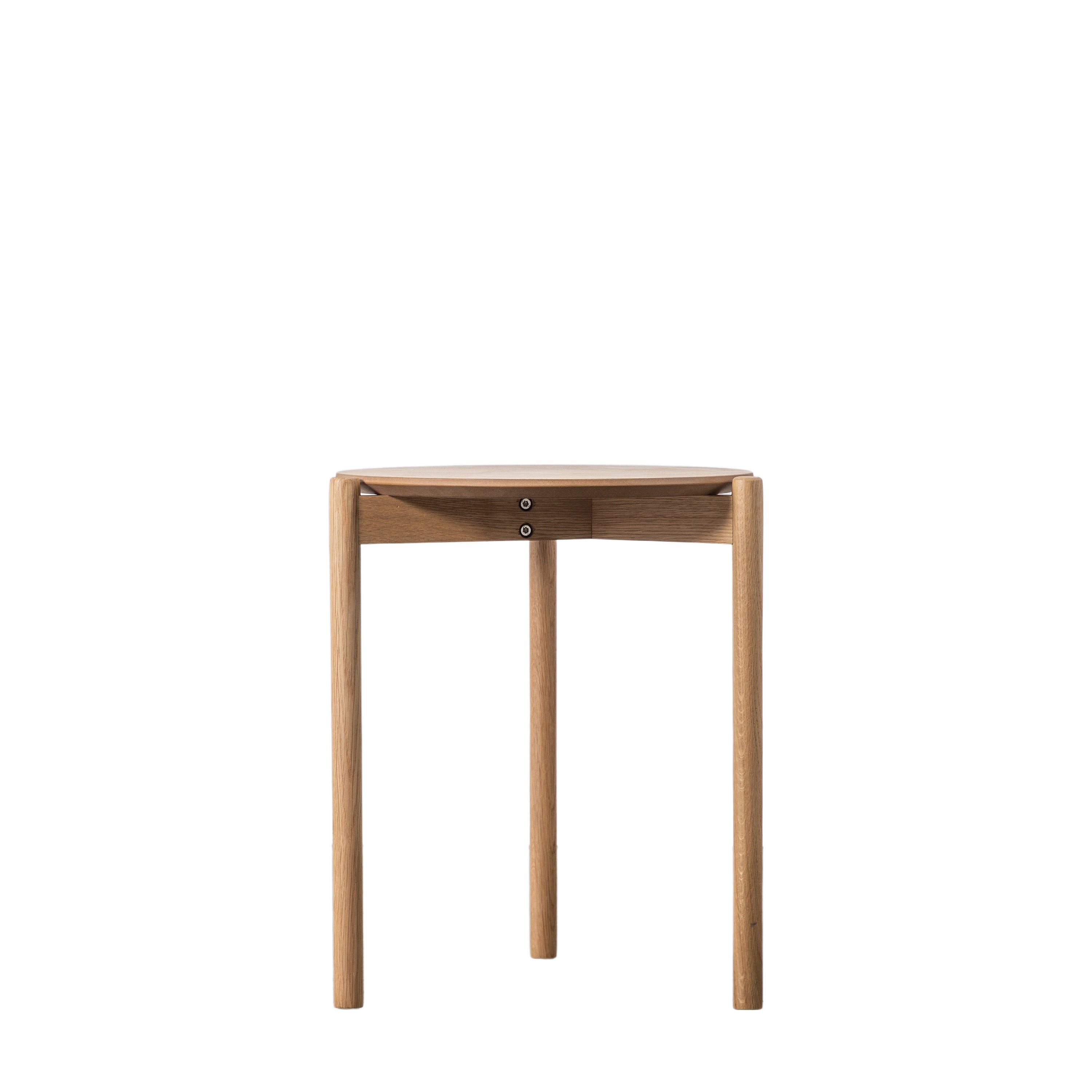 Burley Side Table Oak 400x400x500mm