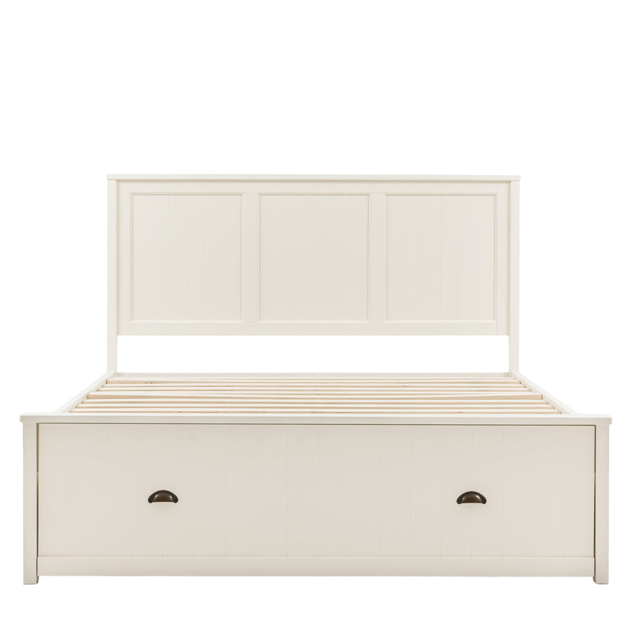 Eton 6' 1 Drawer Storage Bed White