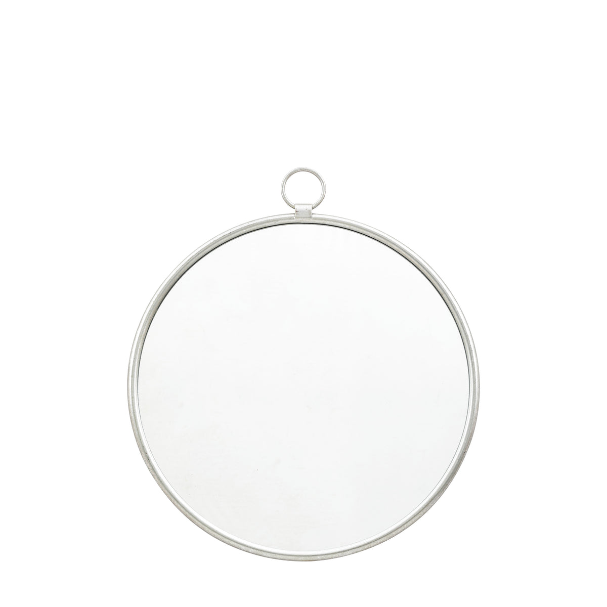 Bayswater Silver Round Mirror 610x700mm