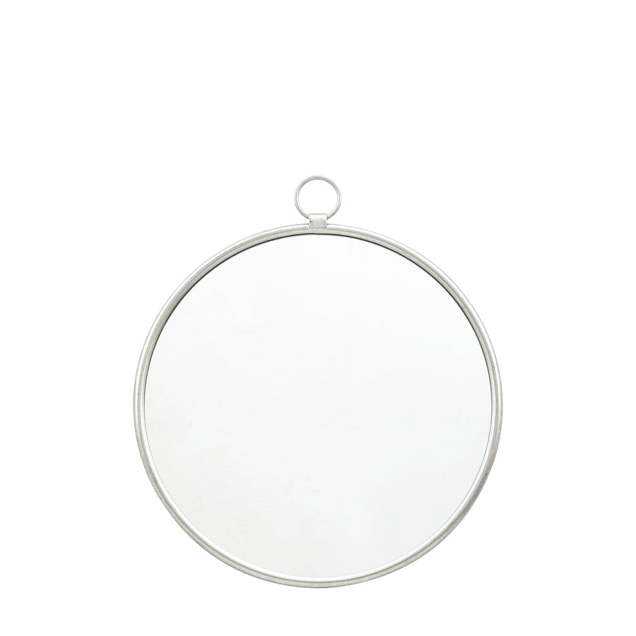 Bayswater Silver Round Mirror 610x700mm