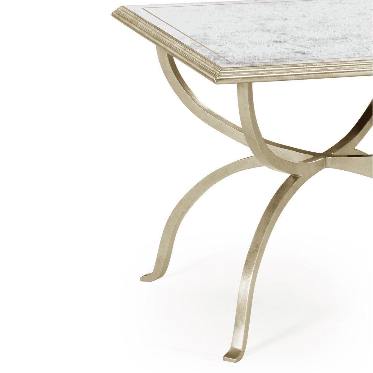 Contemporary Coffee Table Set of 2 – Silver