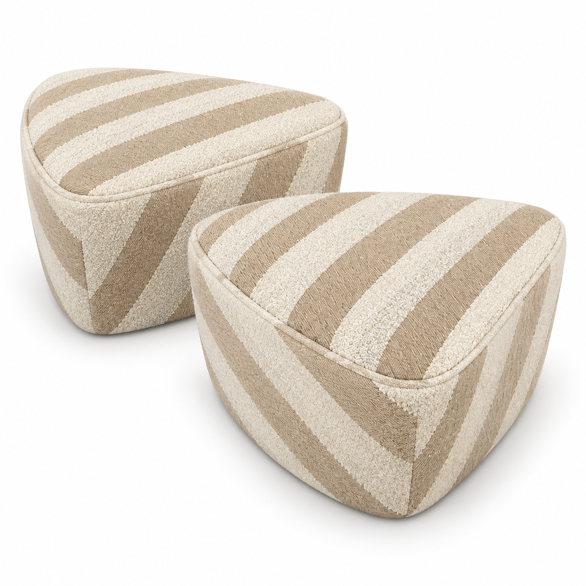 Conpanna Bespoke Solid Wood Coffee Table & Matching Pouffes