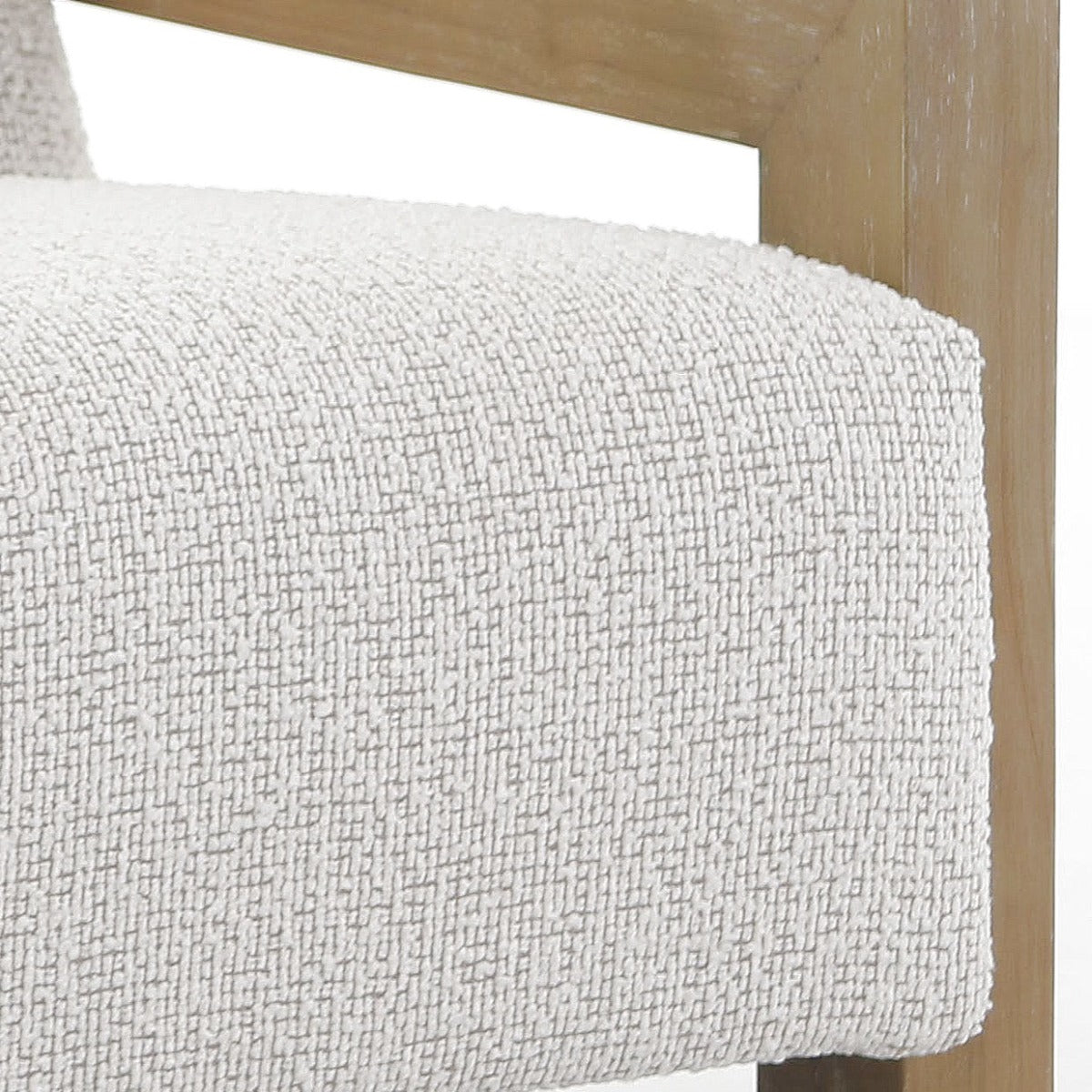 Abbey Accent Chair – Cream Bouclé