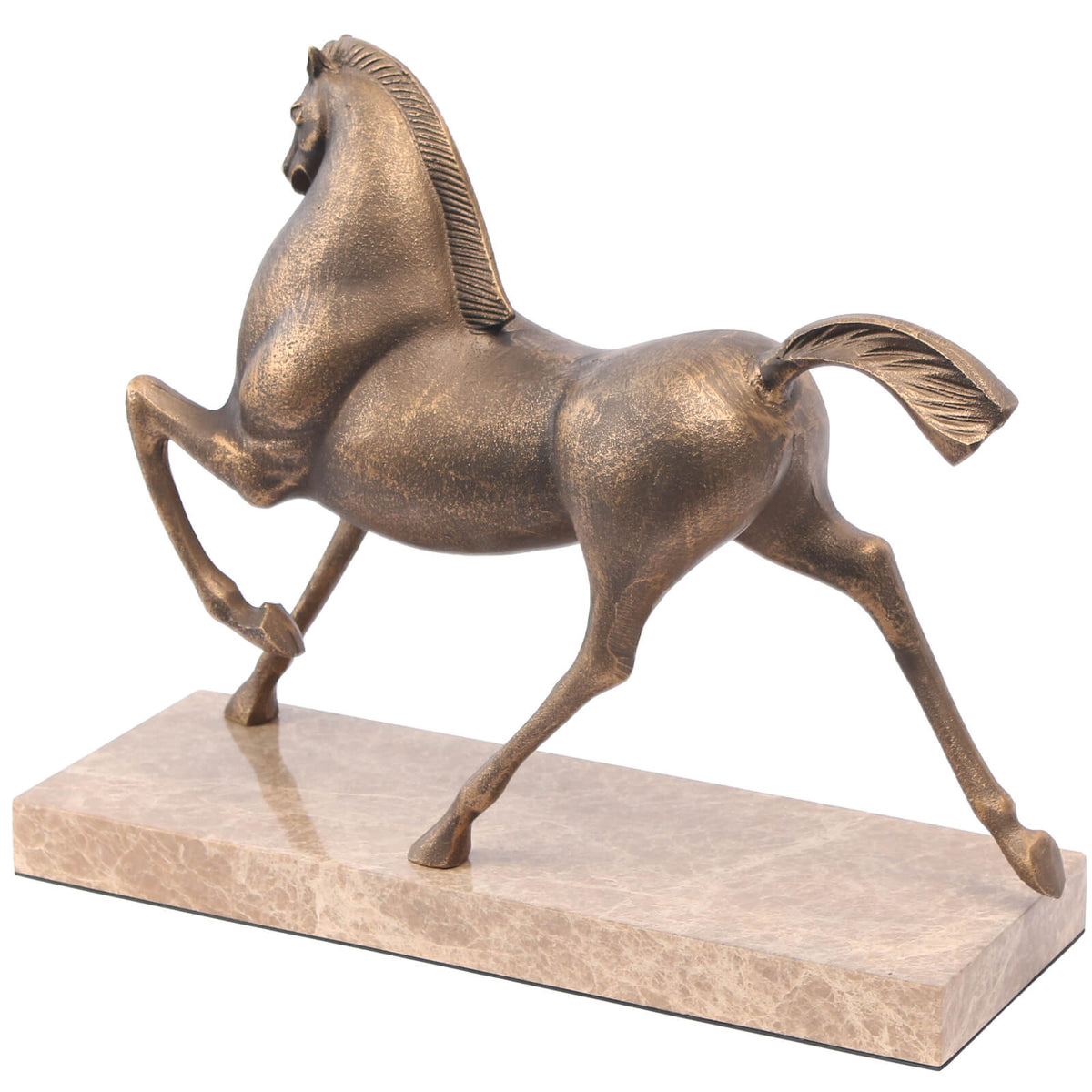 Flying Horse Sculpture – Gold