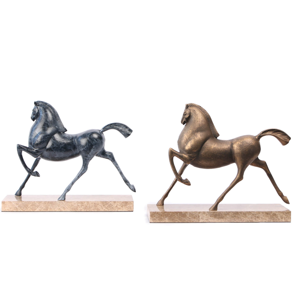 Flying Horse Sculpture – Dark Nickel