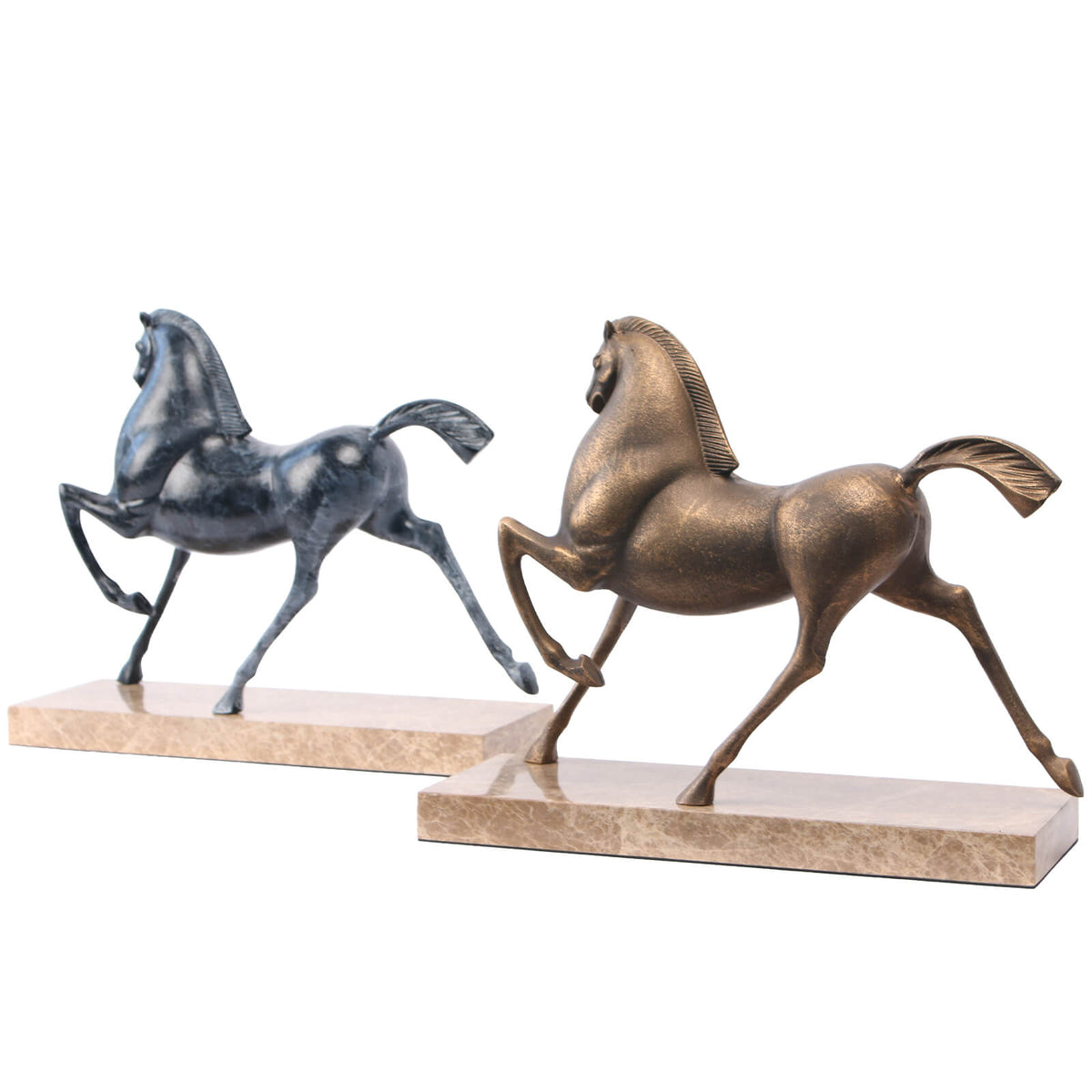 Flying Horse Sculpture – Gold