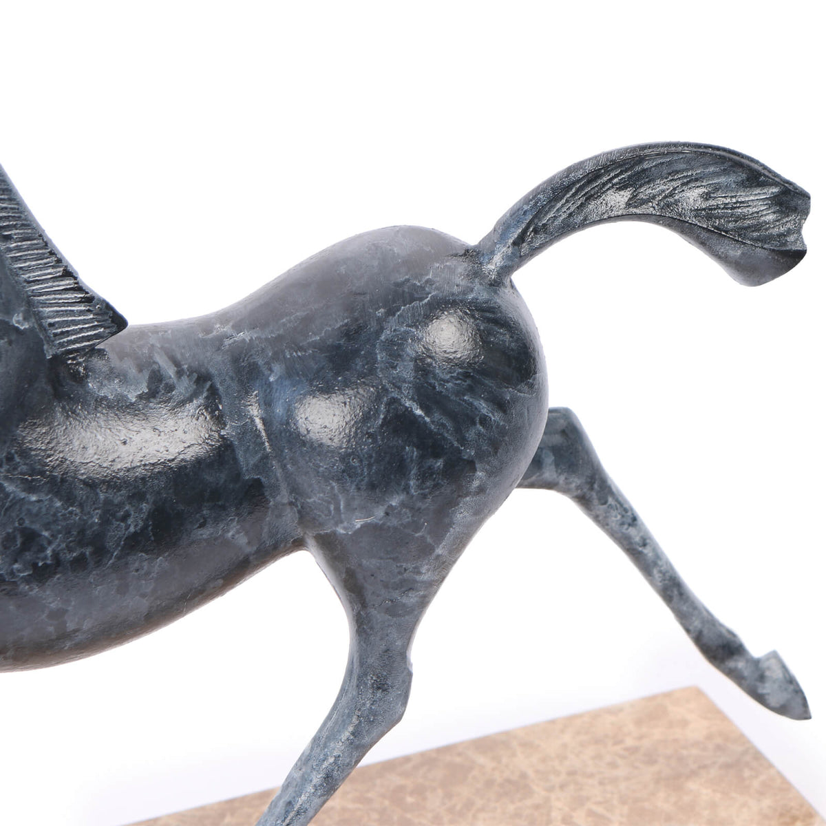 Flying Horse Sculpture – Dark Nickel