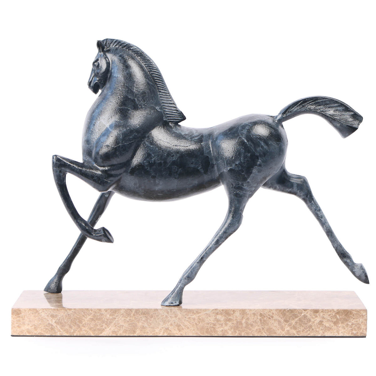 Flying Horse Sculpture – Dark Nickel