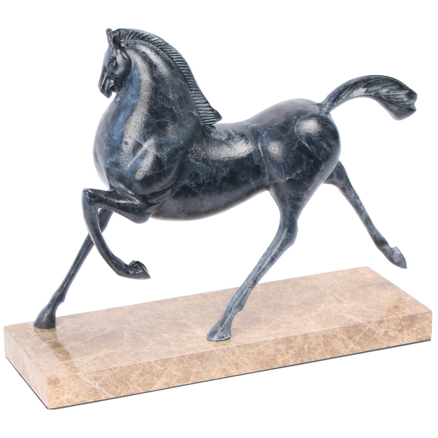 Flying Horse Sculpture – Dark Nickel