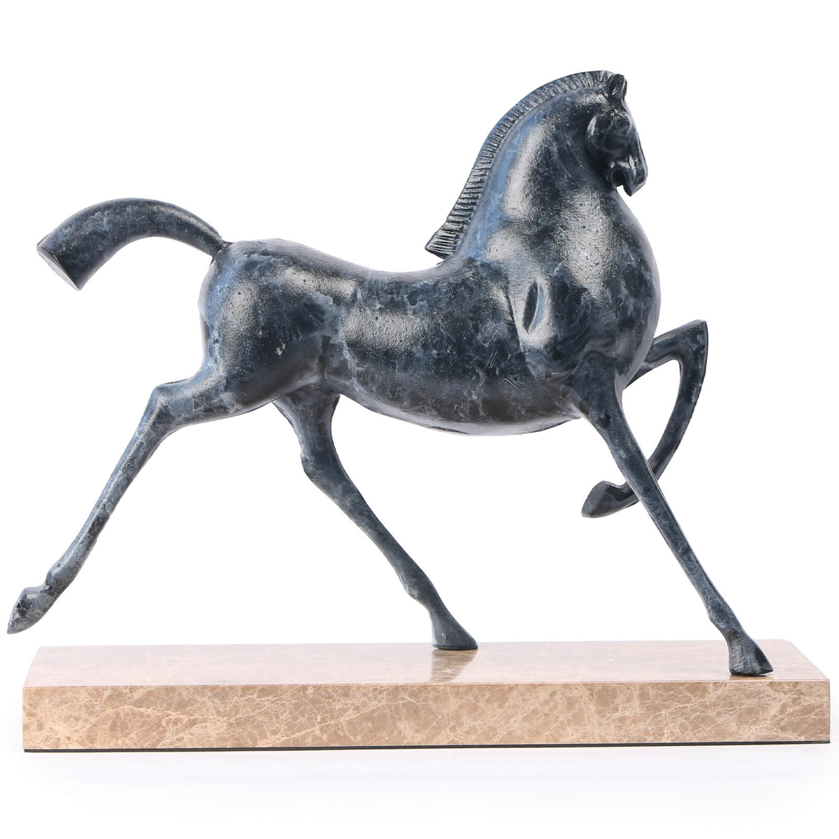 Flying Horse Sculpture – Dark Nickel