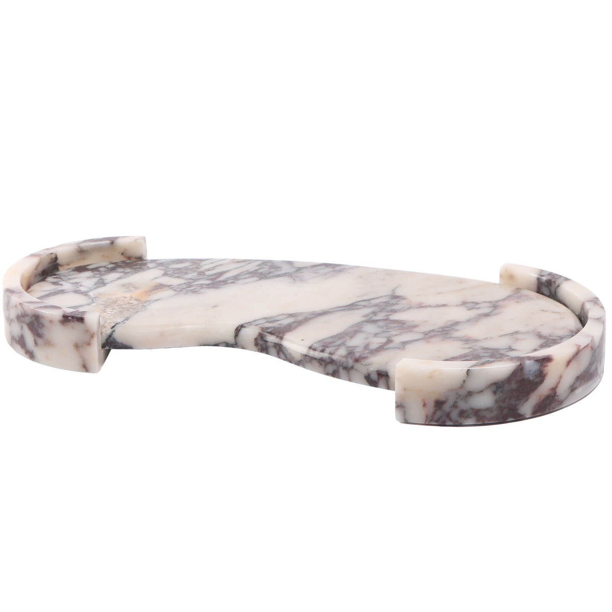 Curved Tray – Bulgari Purple Marble