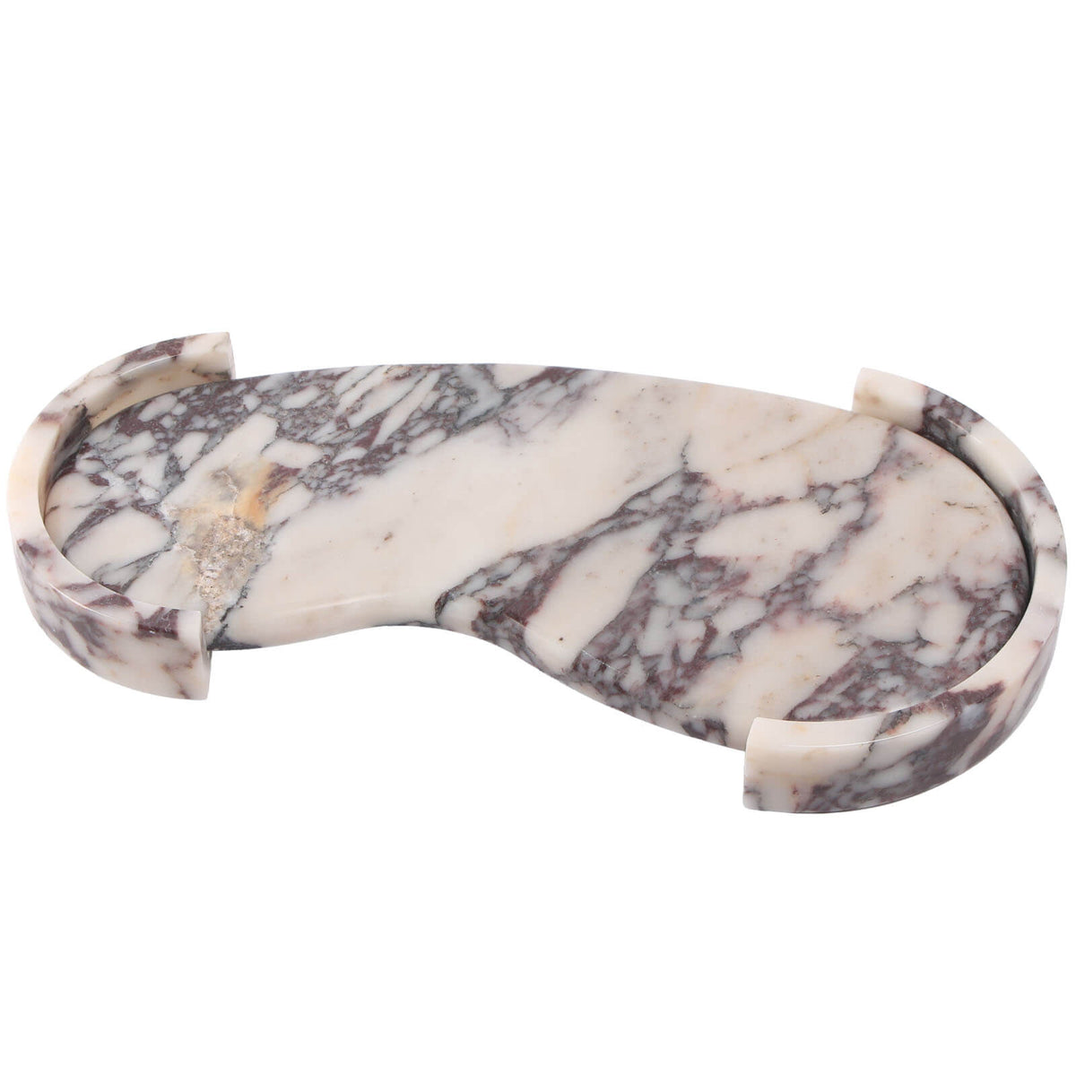 Curved Tray – Bulgari Purple Marble